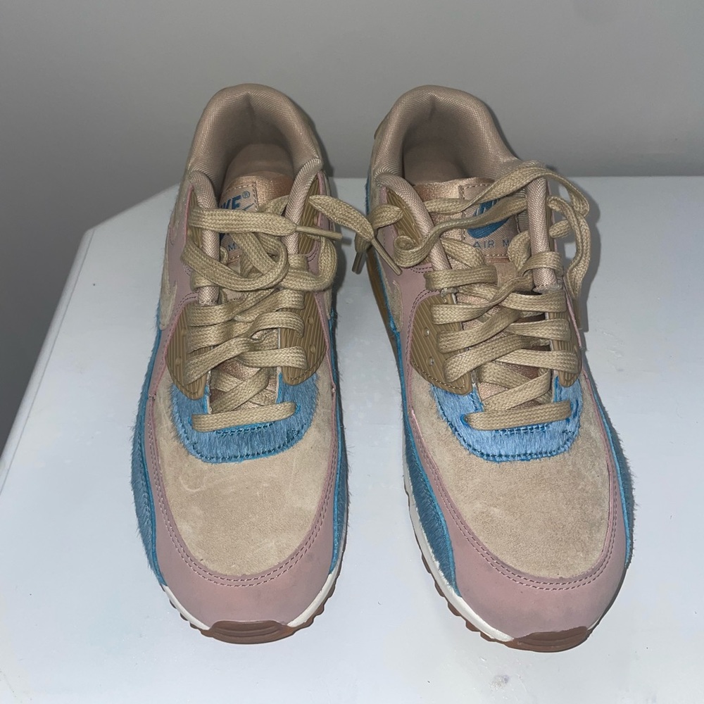 Nike womens Air Max 90 Mushroom Smokey blue